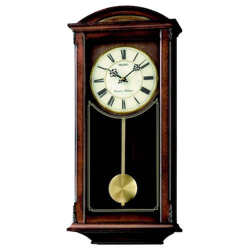Reloj con péndulo Westminster en madera