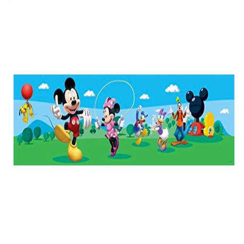 Cenefa para pared de Mickey y Minnie