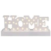 Letras decorativas LED, HOME