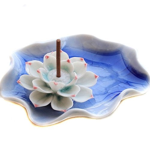 ▷ Porta inciensos diseño de flor de loto - Prodecoracion