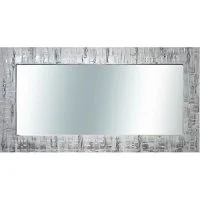Espejo de pared decorativo plata