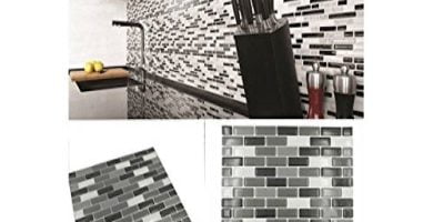 Papel de pared para baño y cocina mosaico