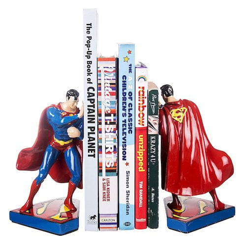 Sujetalibros original de cómic Superman