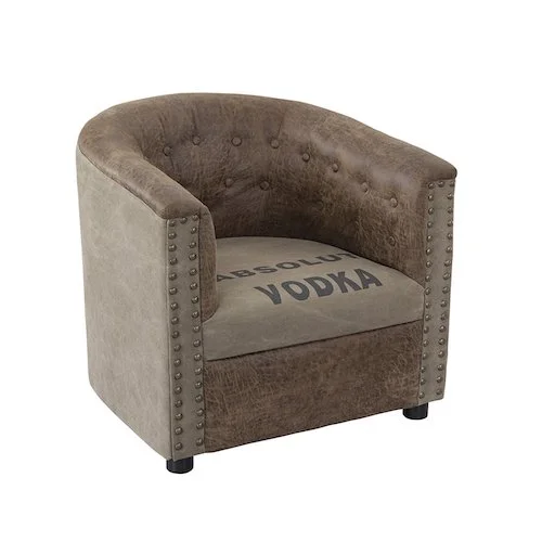 Sillón chester estilo vintage VODKA