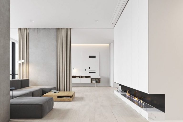 Sencillo y práctico con un salon minimalista - Prodecoracion