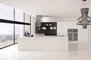decoracion minimalista en la cocina