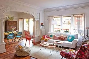 comedor estilo boho chic