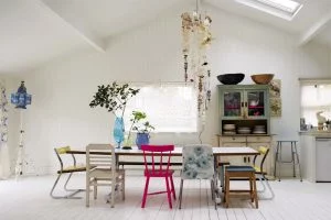 comedores boho chic