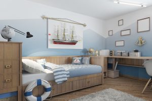 decoracion dormitorio nautico
